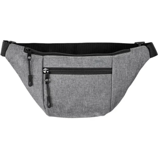 Slazenger Monterey Waist Bag Grey Front Unbranded